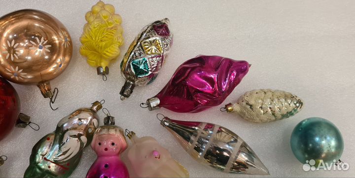 Елочные игрушки СССР 22 шт