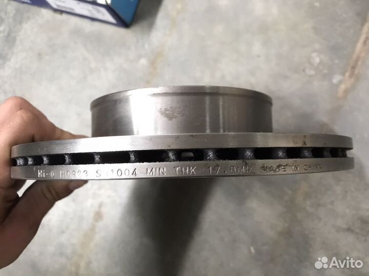 Диск тормозной вентилируемый на Accent хэтчбек