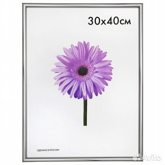 Фоторамка maria 300х400мм серебро пластик