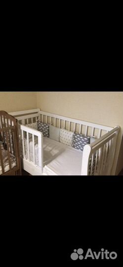 Детская кровать 160 на 80 с матрасом