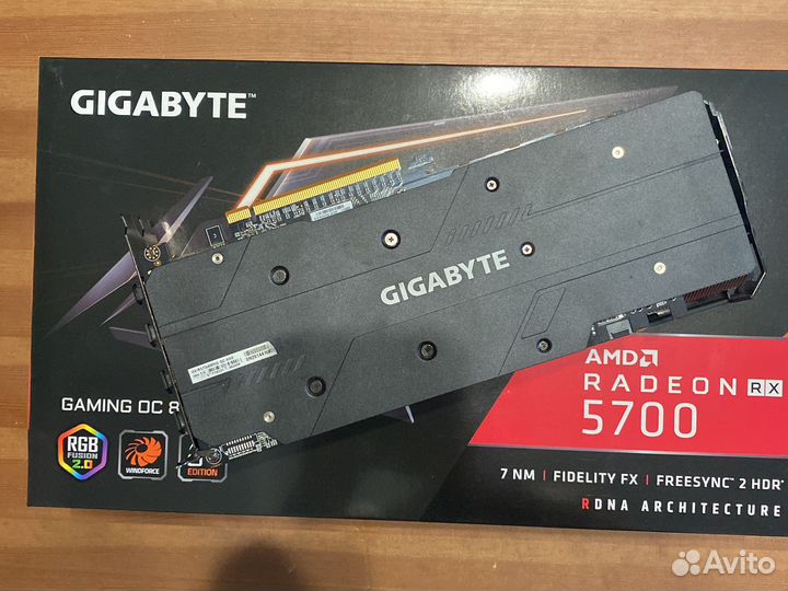 Видеокарта Gigabyte AMD Radeon RX 5700 gaming OC