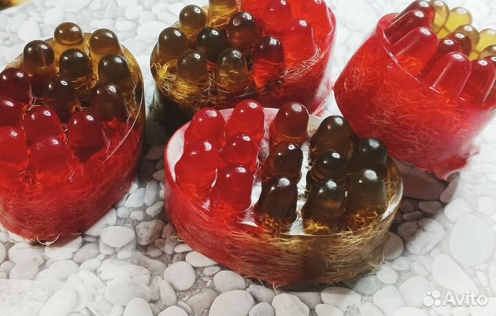 Мыло массажное с люфой