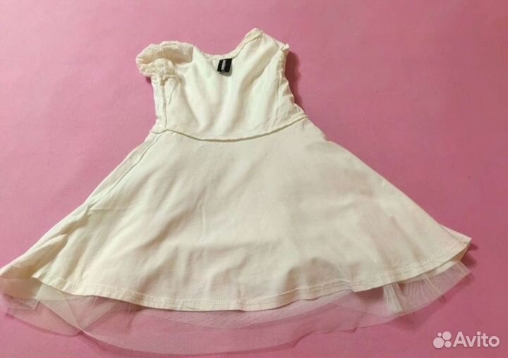 Нарядное платье белое для девочки 104 Acoola