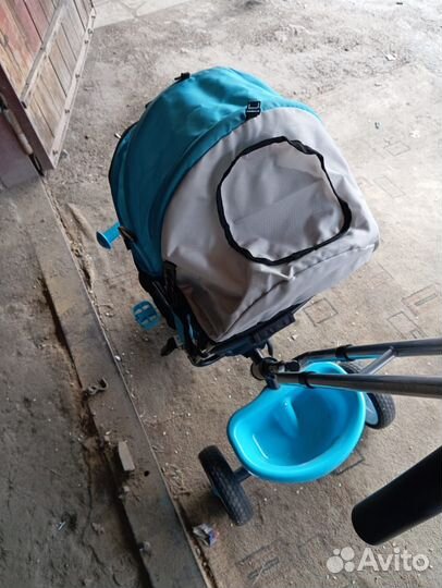 Трёхколёсный велосипед коляска