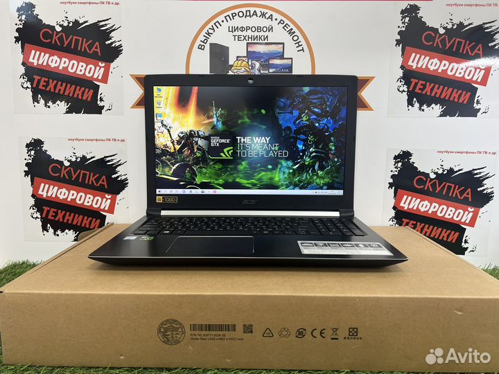 Игровой зверь Acer i5 GTX1050 FullHD 12 RAM металл