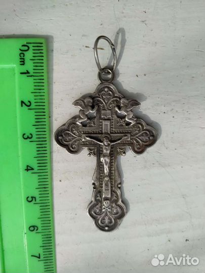 Крест серебро