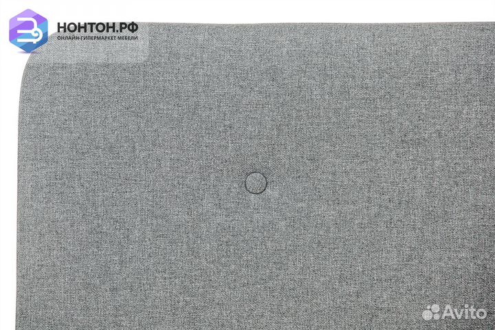 Кровать Альма 0.9 м светло-серая