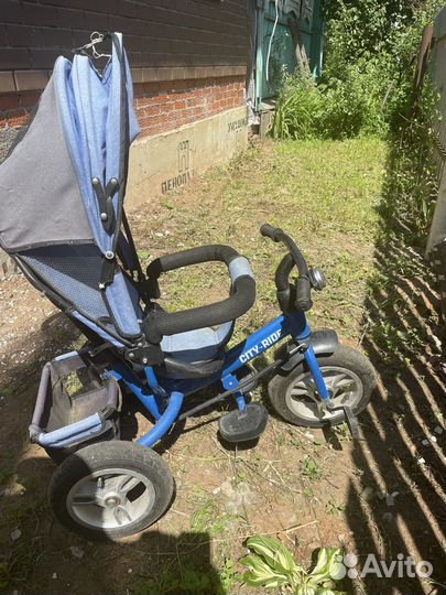 Детский велосипед коляска бу