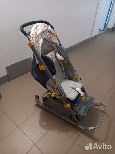 Детские санки коляска