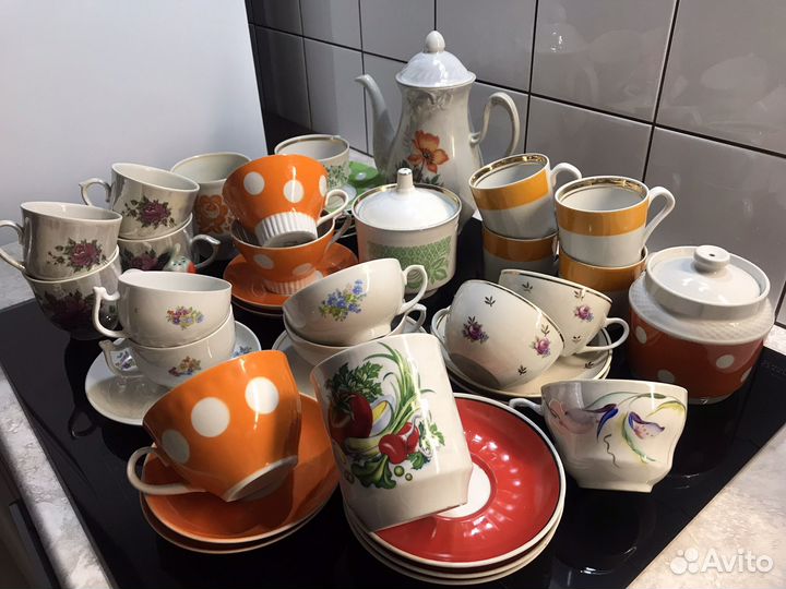 Чашки, блюдца СССР