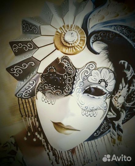 Венецианская маска большая