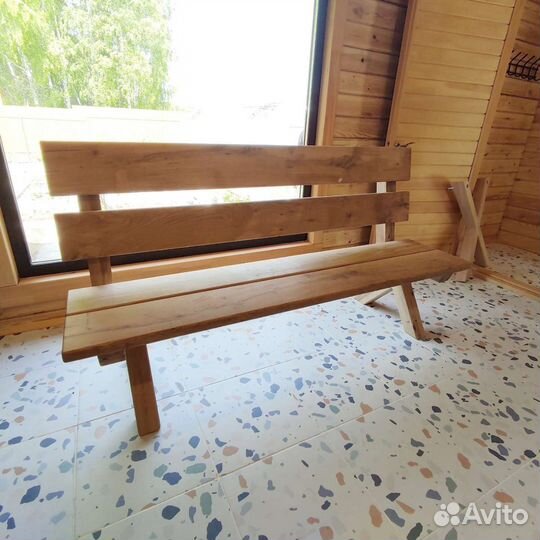 Скамья из дуба