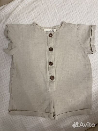 Детский льняной комбинезон от Loomknits