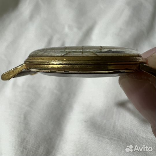 Часы Полет. Позолота Au 20