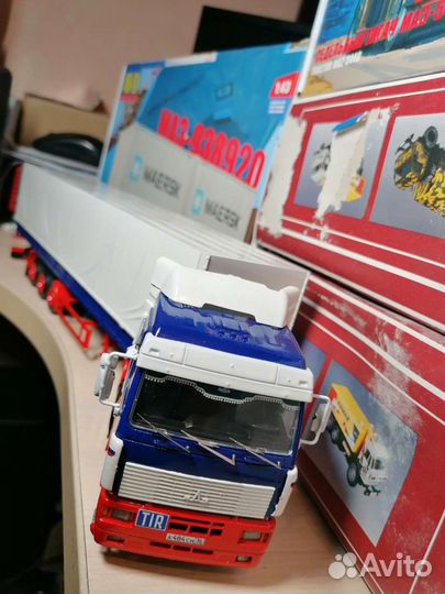 Модель маз-5440 с полуприцепом маз-9758