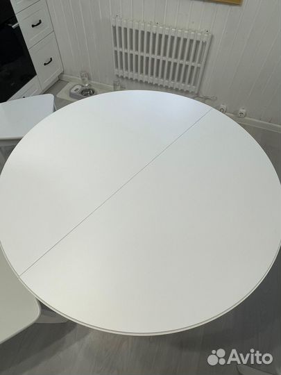 Стол круглый со стульями икеа