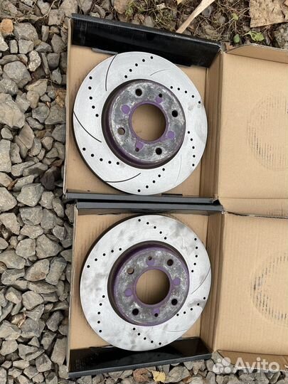 Вентилируемые тормозные диски (lancer XI) 1.6