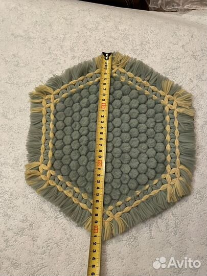 Салфетка вязаная крючком Диаметр 31 си