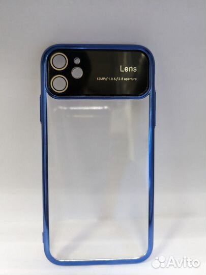 Чехол iPhone 11 Lens защитное стекло на камеру