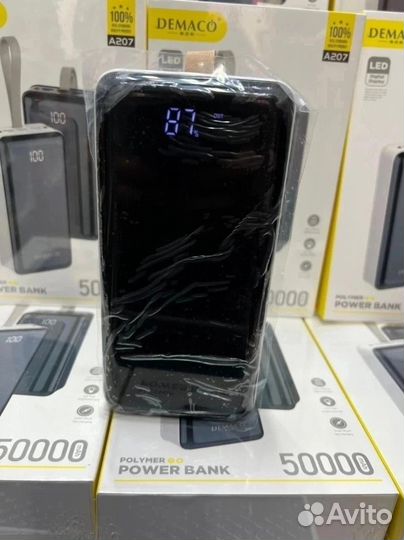 Внешний аккумулятор power bank 50000 mAh