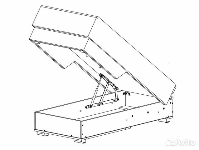 Подъемный механизм для углового дивана