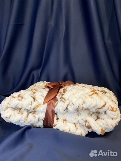 Вязаный плед