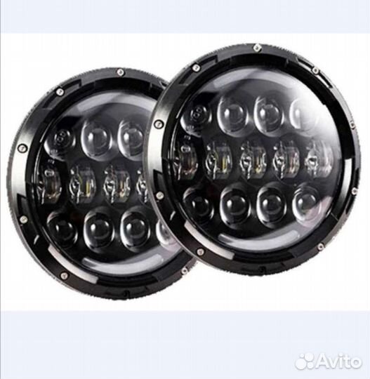 Светодиодные фары на ниву