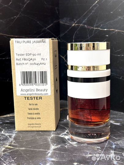 Trussardi pure jasmine edp 90мл тестер