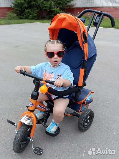 Детский трехколесный велосипед бу