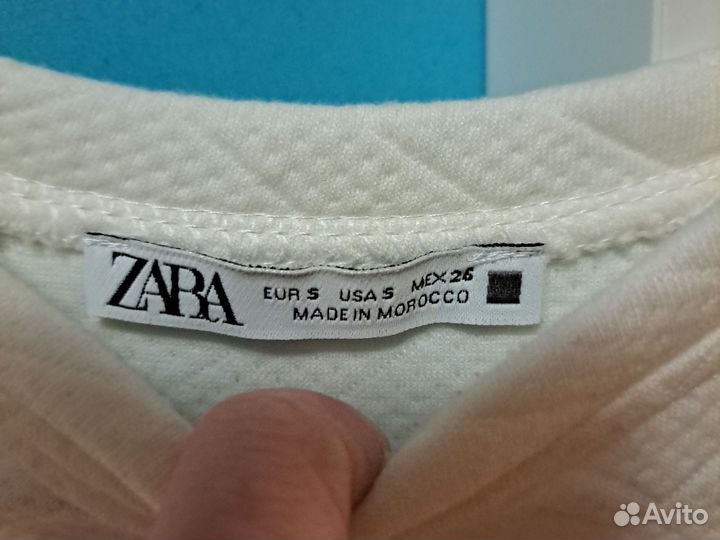 Платье zara s белое