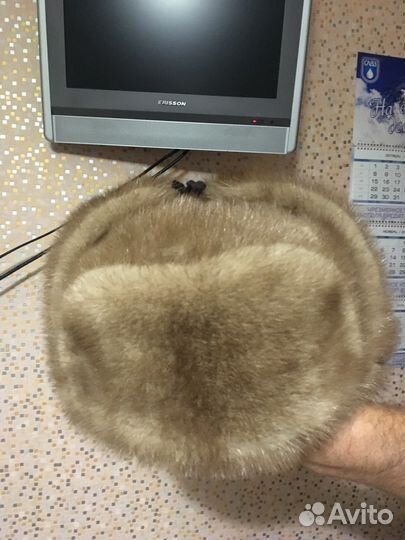 Шапка норковая цельная