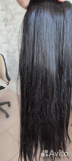 Волосы на заколках