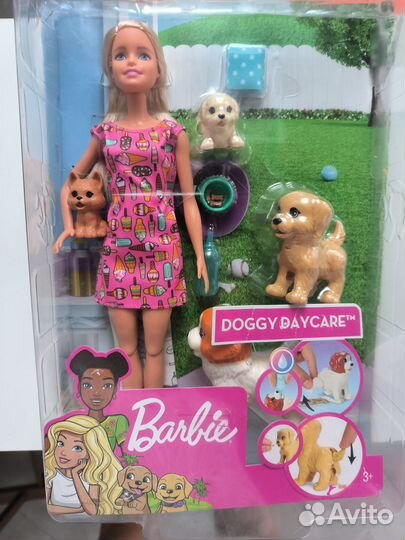 Кукла Барби с питомцами новая