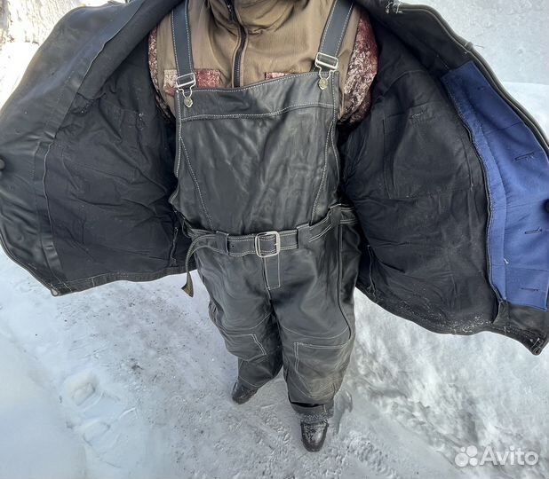 Сварочный костюм димесезонный кожаный