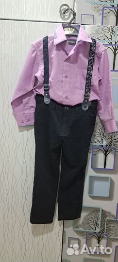 Детская рубашка и брюки