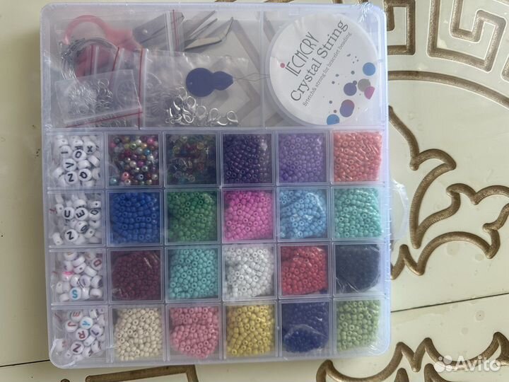 Набор бисера для плетения и рукоделия