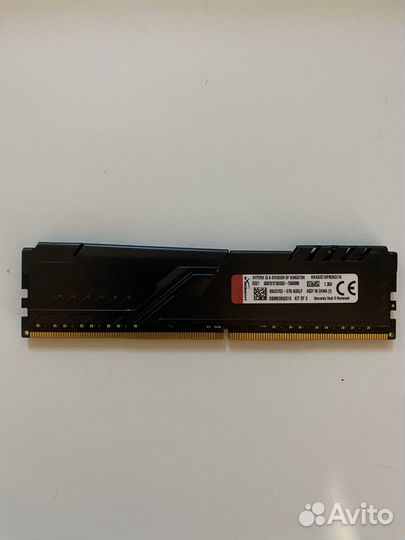 Оперативная память Kingston HyperX fury DDR4 16GB