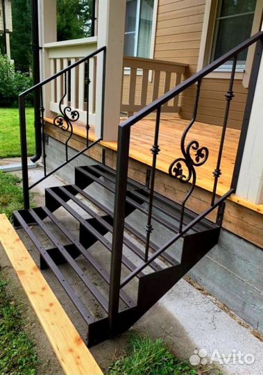 Перила для лестниц кованные