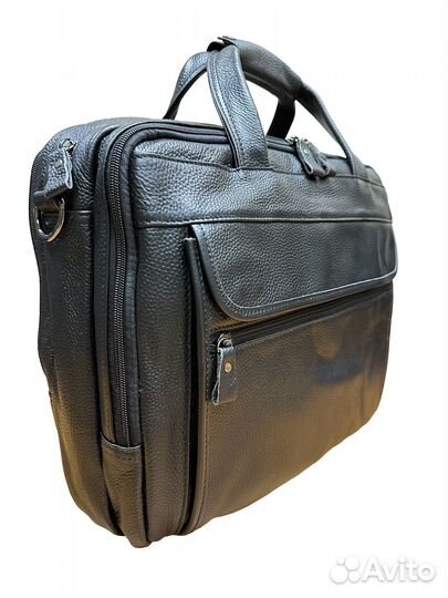 Мужская деловая кожаная сумка