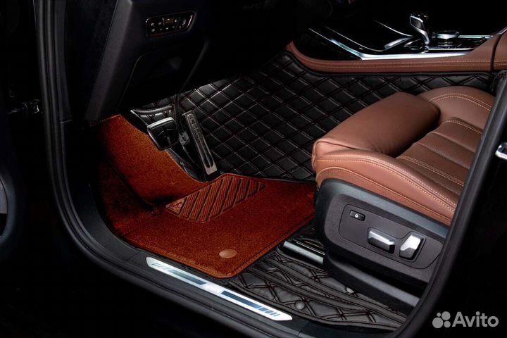 3D Коврики BMW X5 F15 Экокожа Салон Багажник