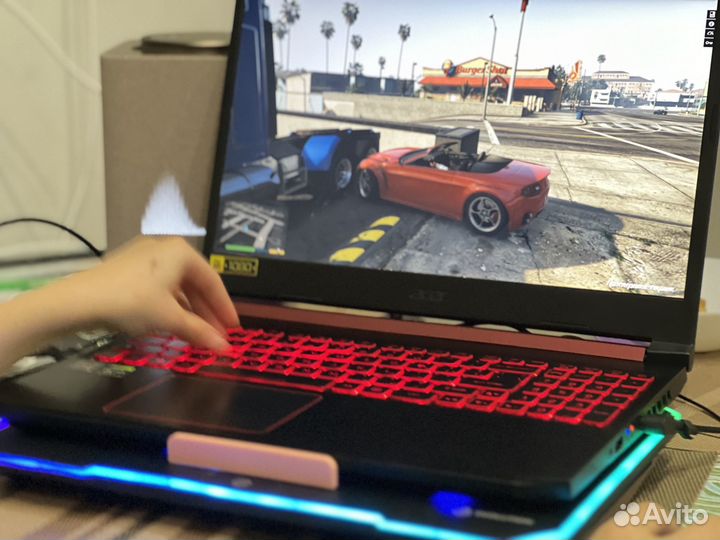 144hz Gtx1650+M2+16ddr4 игровой ноут Nitro 5