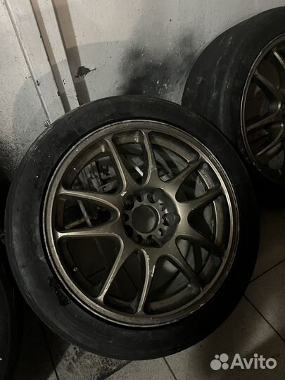 Диски R17 5x114 3 Work Cr Kai 8J 9J Разноширокие