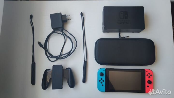 Nintendo switch rev 2 с играми