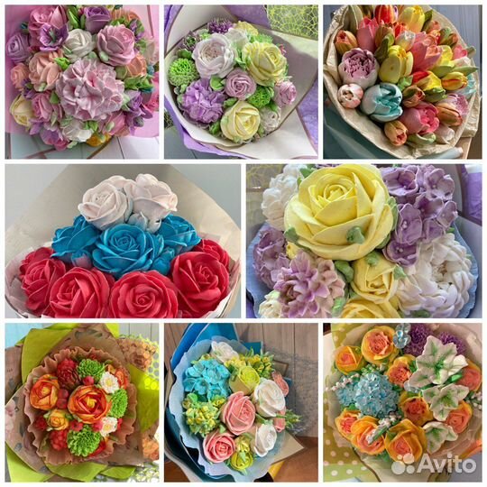 Зефирный букет\зефир ручной работы