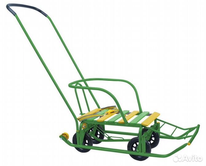 Детские санки на колесах