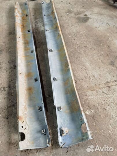 Накладки порогов mercedes w163 ml320