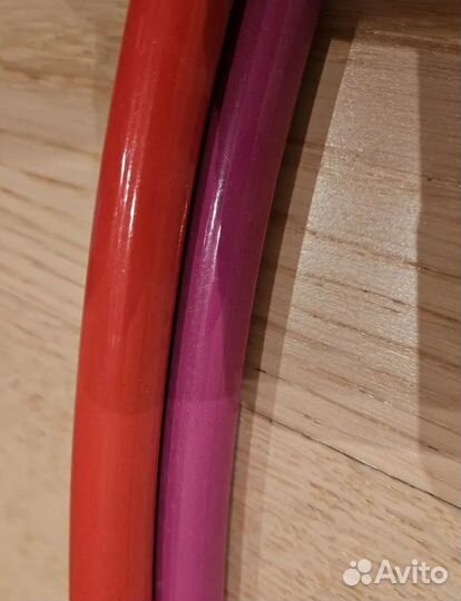 Новый обруч утяжеленный 2 шт металлический