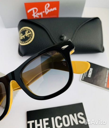 Очки ray ban wayfarer 50 пепельные