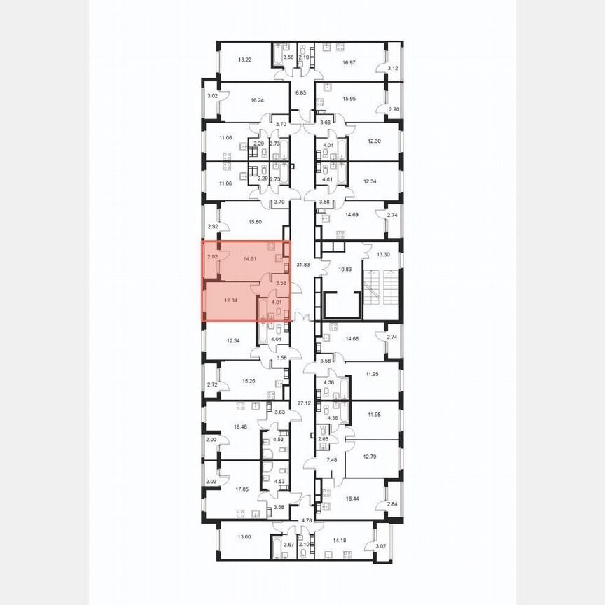 1-к. квартира, 36 м², 3/9 эт.