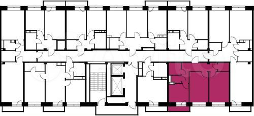 2-к. квартира, 49,5 м², 14/17 эт.